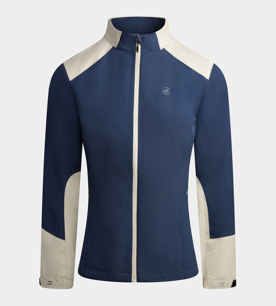 LADIES THERMA RAIN JACKET - MARINEBLAUW