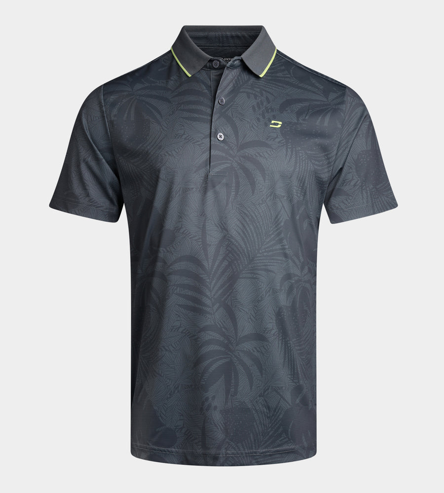 PALMLINE POLO - CHARCOAL