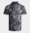 PINEAPPLE SKULLS 2.0 POLO - HOUTSKOOL / ROOD