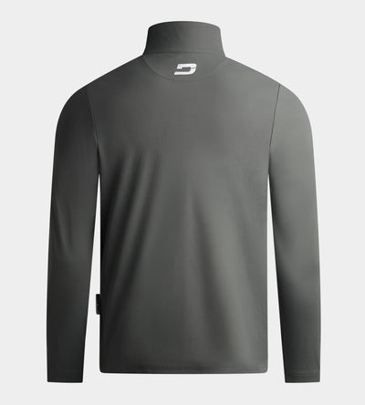 PIQUE MIDLAYER - CHARBON