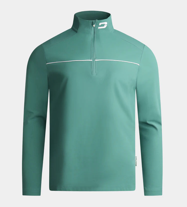 PIQUE MIDLAYER - GREEN