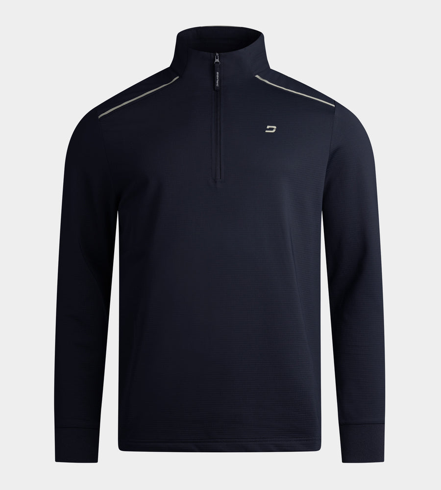 RIBBED PINE MIDLAYER - BLACK