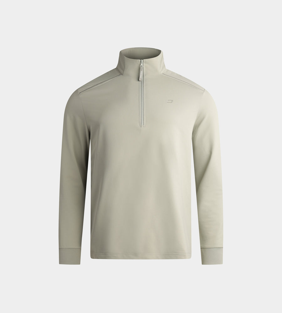 KIDS RIBBED PINE MIDLAYER - GRAU