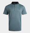 RIBBED PRIME POLO - SAGE