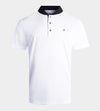RIBBED PRIME POLO - WHITE