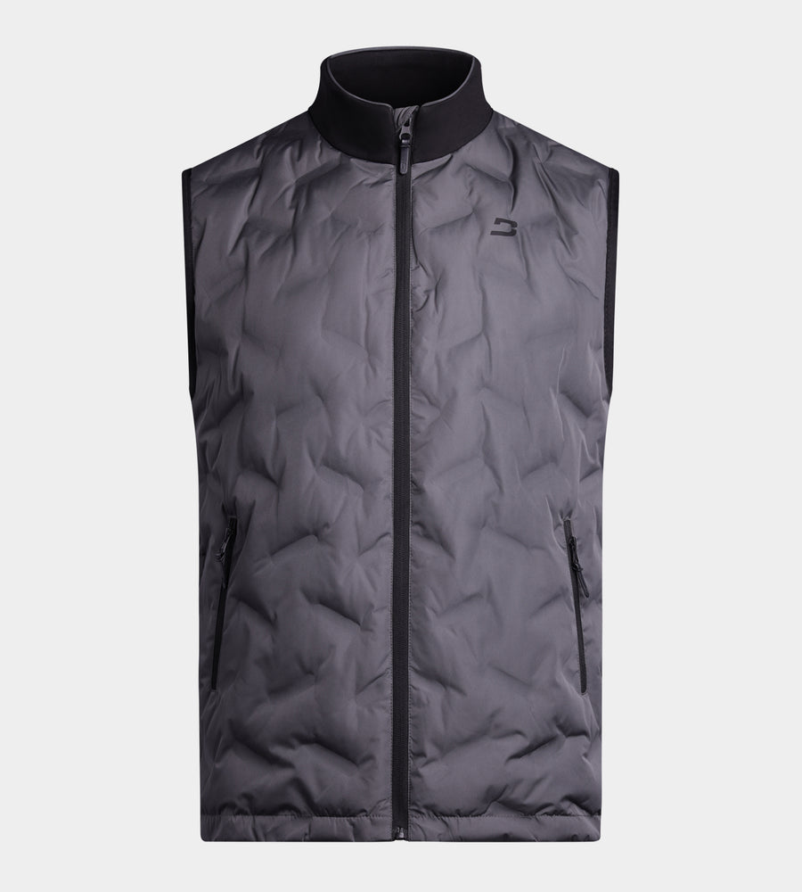 SCANDY GILET - GREY/ BLACK