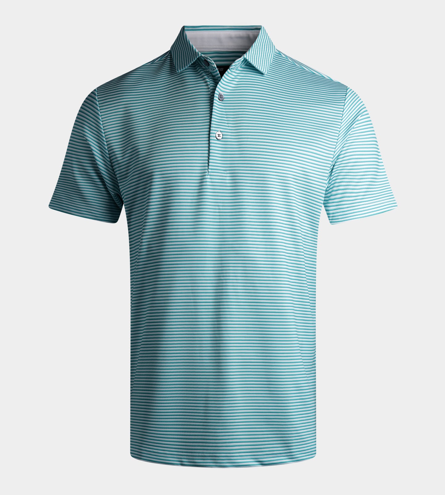 V12 golf Men's Polo Shirts 美品 SPRING POLO - TEAL | Golf Lightweight Polo Shirts | Druids