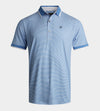STRIPE POLO - BLEU