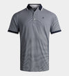 STRIPE POLO - MARINE