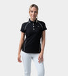 LADIES FORM POLO - BLACK