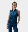 LADIES EMPIRE POLO - NAVY