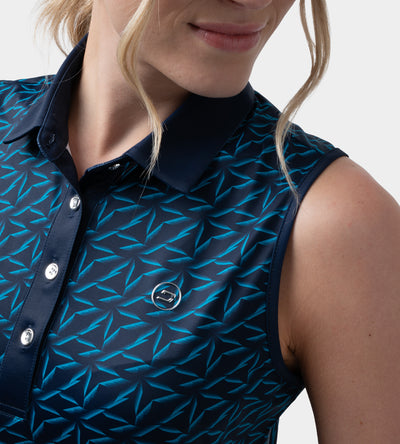 LADIES EMPIRE POLO - MARINO