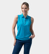 LADIES EMPIRE POLO - TEAL