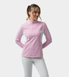 LADIES BREEZY MIDLAYER - BLUSH
