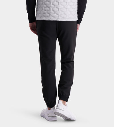 THERMAL WINTER GOLF JOGGERS - BLACK