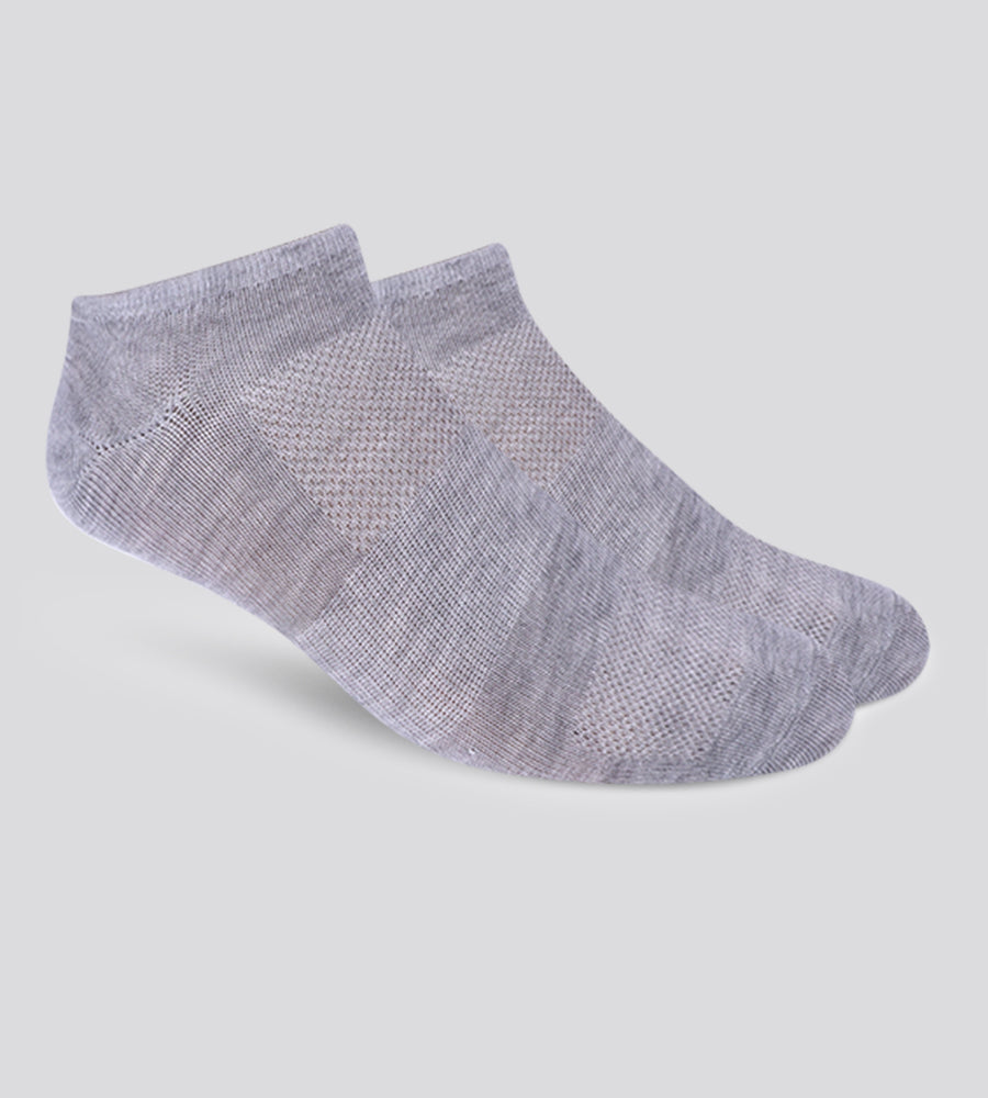 ONE PAIR TRAINER SOCKS - CARBONE