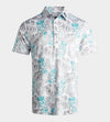 TIKI POLO - WHITE / TEAL