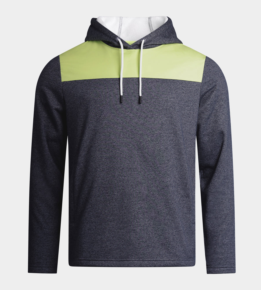 TRENDY HOODIE - LIME/WHITE