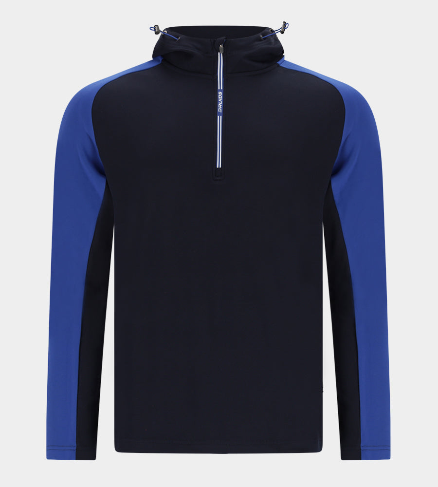 TWO TONE HOODIE 2.0 - MARINO / BLU