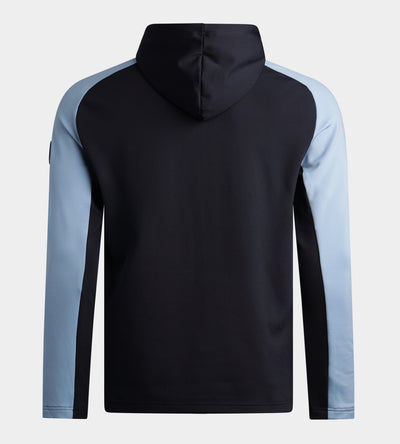 TWO TONE HOODIE - MARINEBLAUW