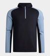 TWO TONE HOODIE - NAVY