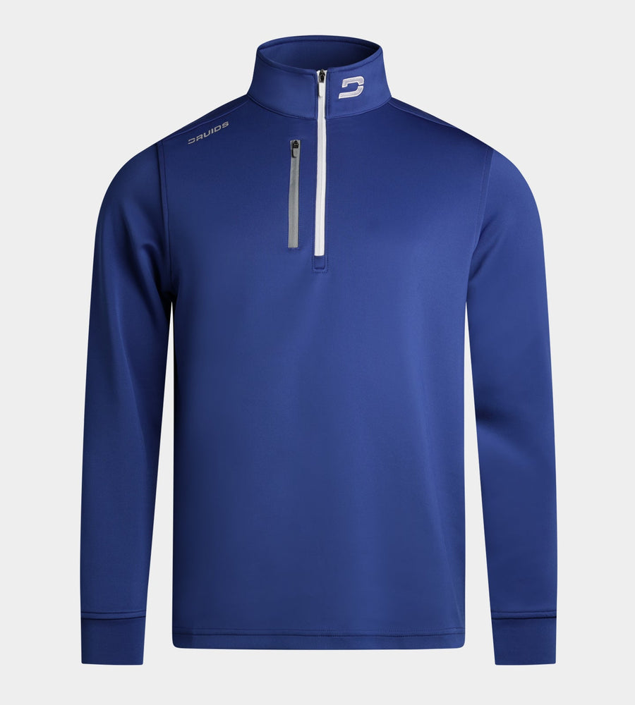 MEN'S ULTRA BLEND GOLF MIDLAYER 1/4 ZIP - BLUE