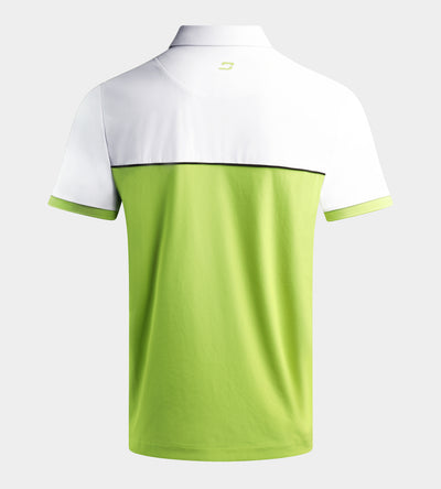 VENTO POLO - WHITE/ LIME