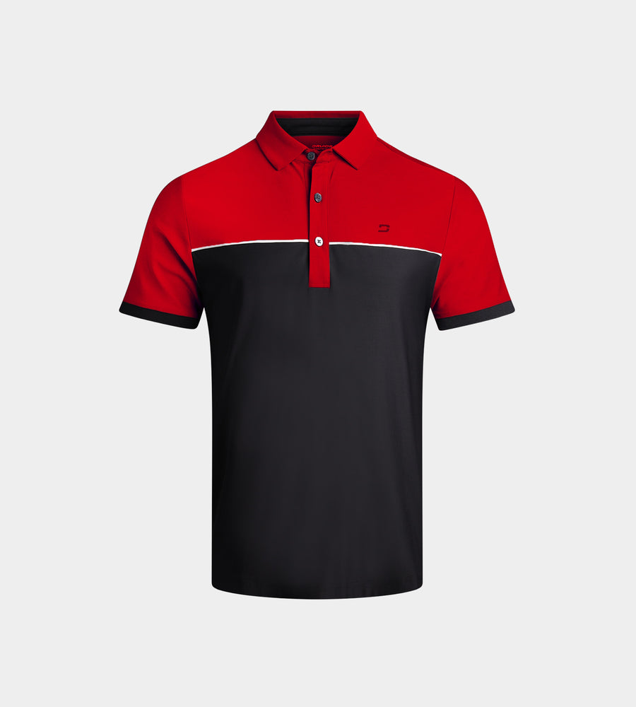 KIDS VENTO POLO - ROJO/ NEGRO