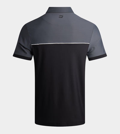 VENTO POLO - CHARCOAL/ BLACK