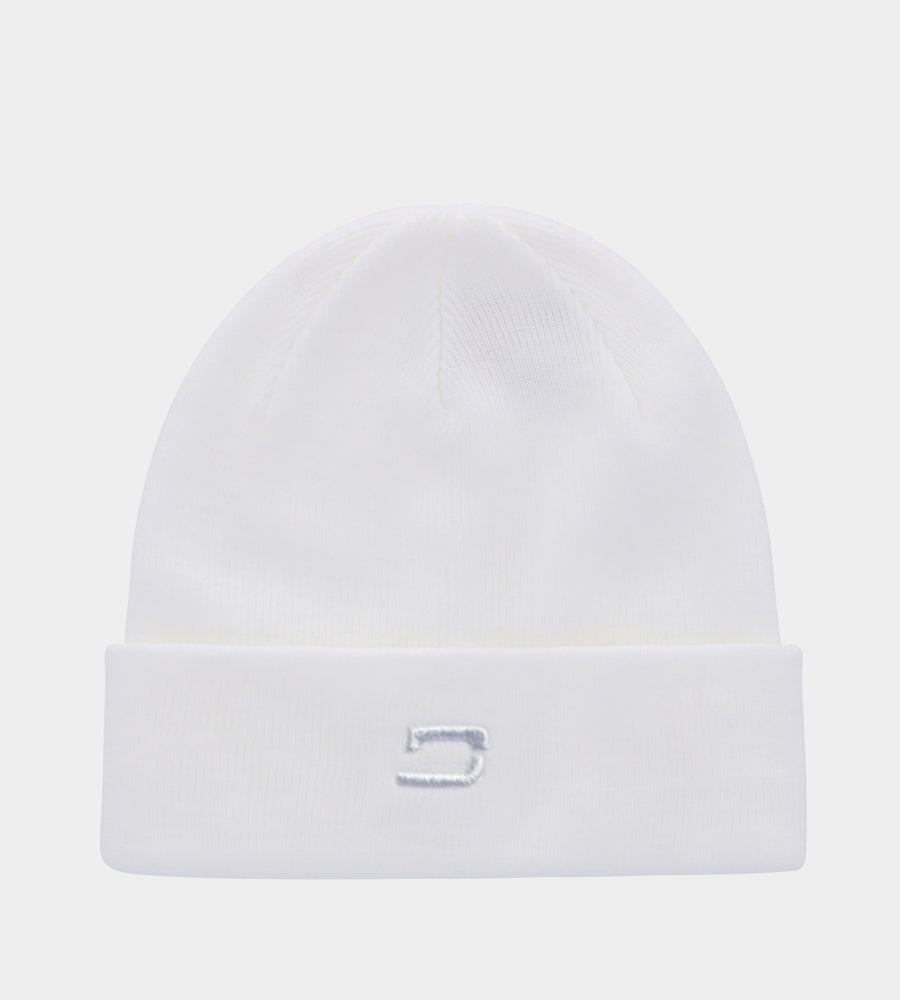 VINTAGE GOLF BEANIE - WHITE