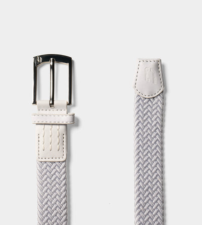 LADIES WEBBED BELT - BLANC
