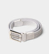 LADIES WEBBED BELT ONE SIZE - WHITE