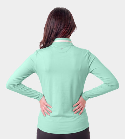 LADIES FAIRWAY FLEX MIDLAYER - MENTHE