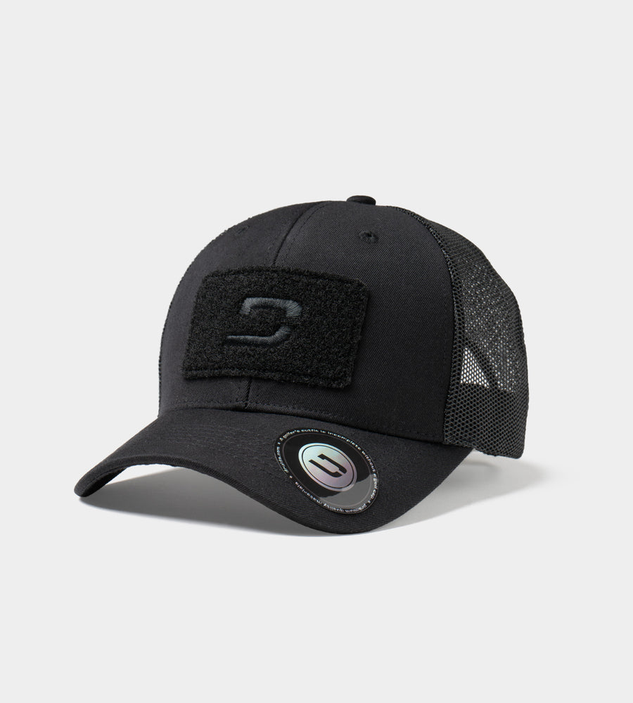 OAK VELCRO CAP - BLACK / BLACK
