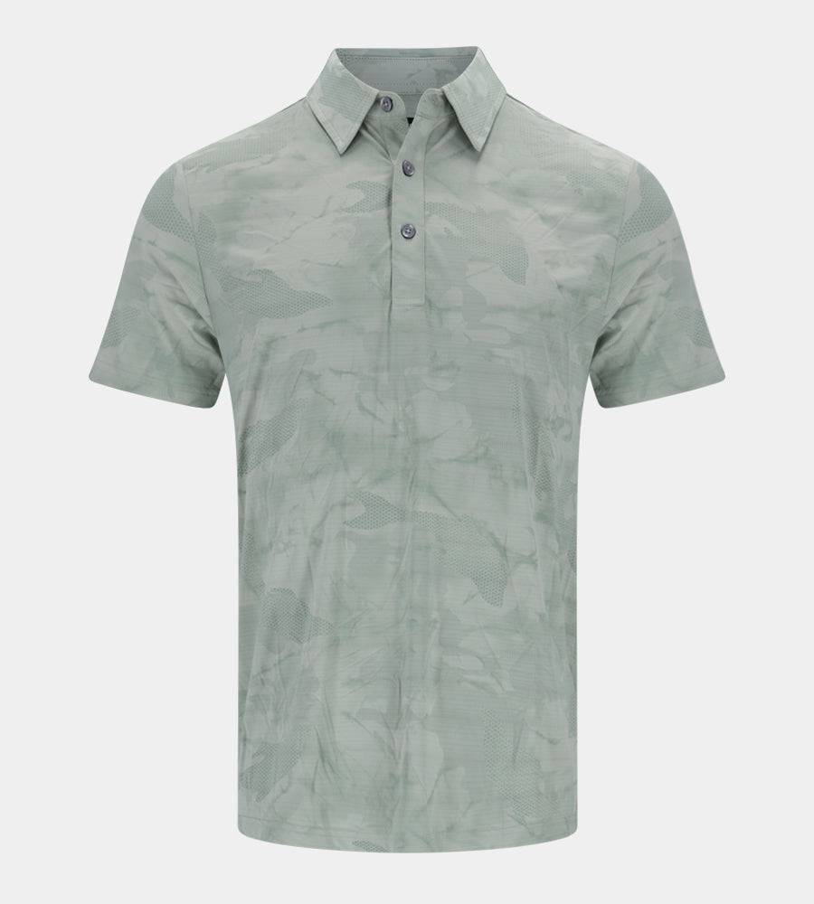 Men's Horizon Polo in Sage Golf Stylish Polo Shirts Druids