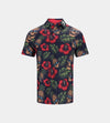 KIDS PINEAPPLE SKULLS POLO - BLEU MARINE