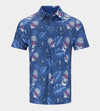 PINEAPPLE SKULLS 2.0 POLO - MARINEBLAU / KORALLE
