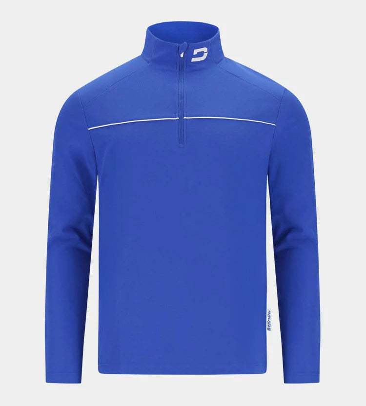 PIQUE MIDLAYER - BLUE