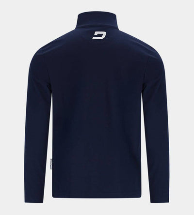 PIQUE MIDLAYER - BLEU MARINE