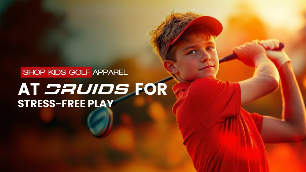 Shop Kids Golf Apparel at Druids for Stress-Free Play