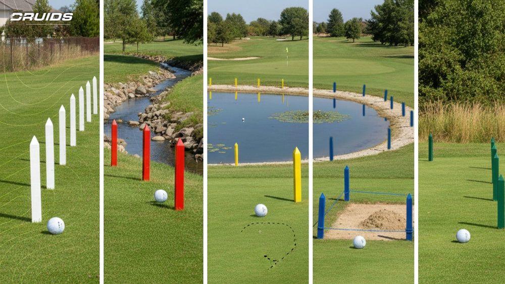 What Do the Different Coloured Stakes Mean in Golf?