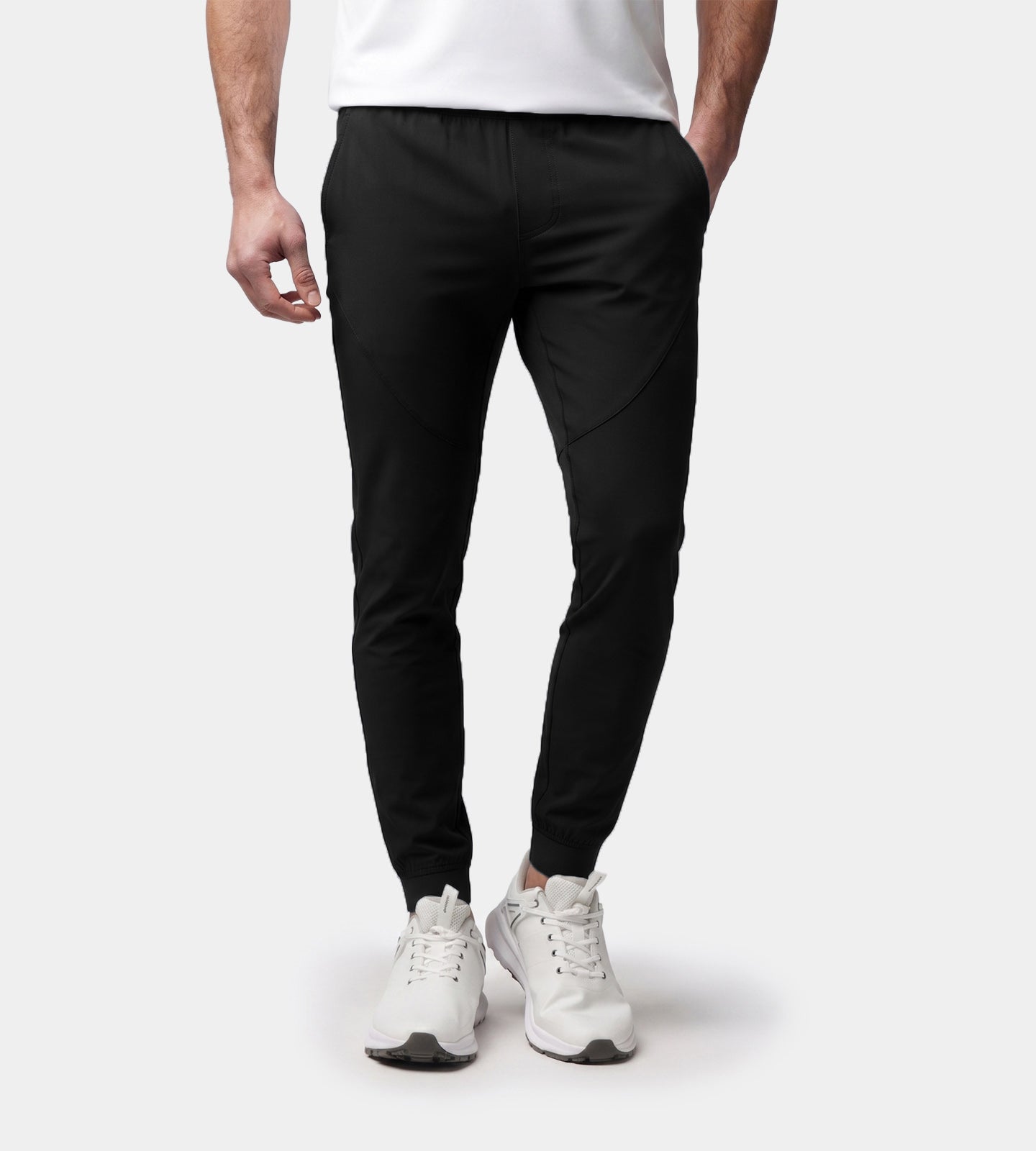 LUXE GOLF JOGGERS - BLACK
