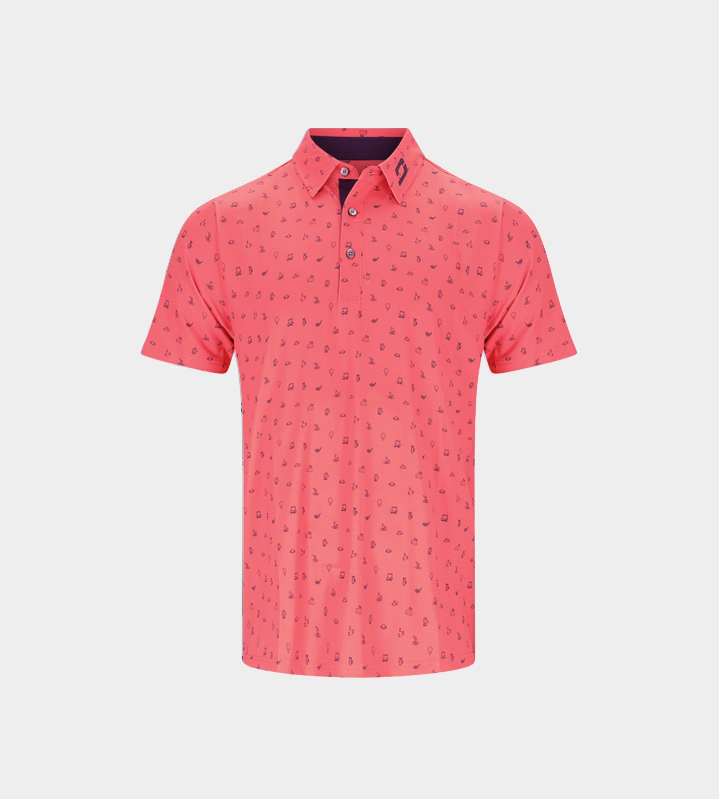 Kids Club Polo 2.0 in Coral | Junior Golf Polo Shirt | Druids