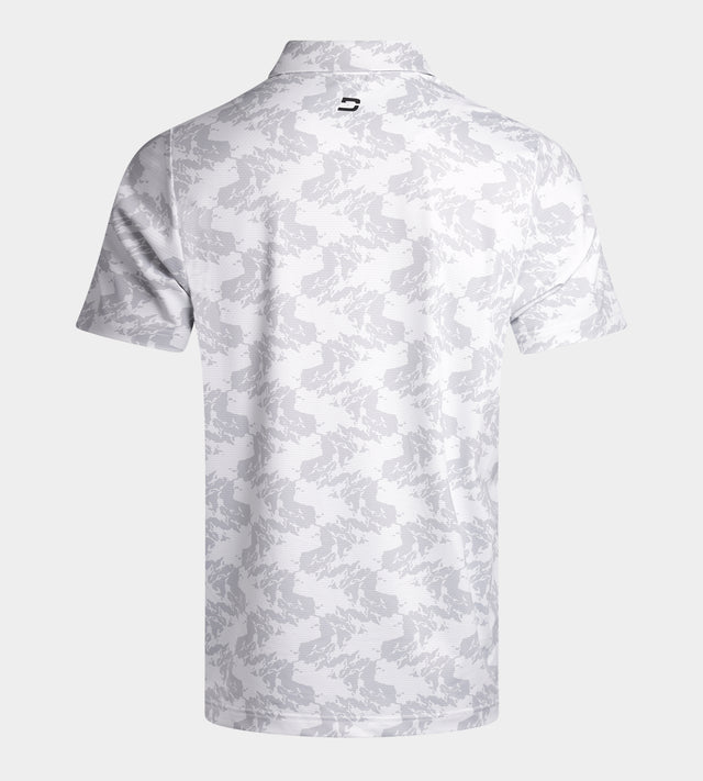 ABSTRACT EMOTIVE POLO - BLANC