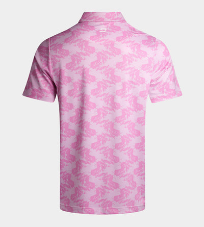 ABSTRACT EMOTIVE POLO - PINK