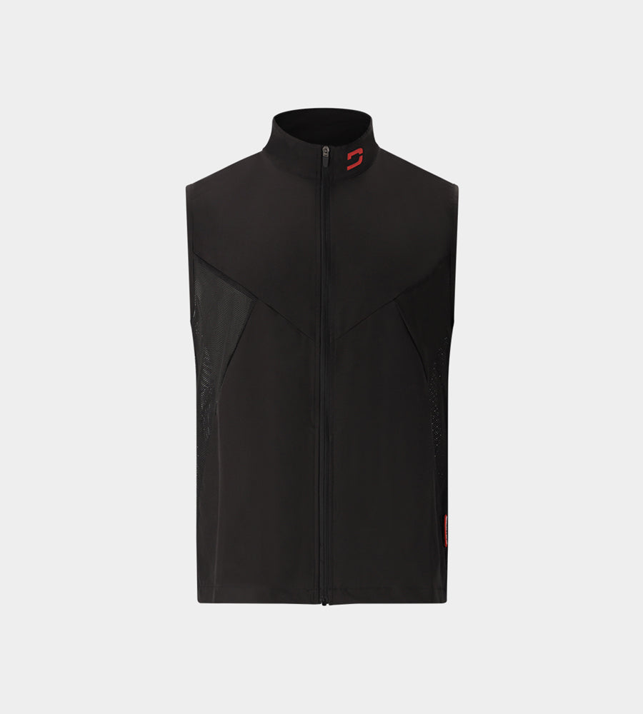 KIDS AIR MESH GILET - ZWART