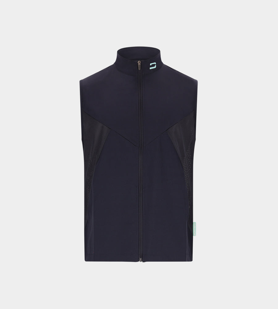 KIDS AIR MESH GILET - MARINEBLAUW