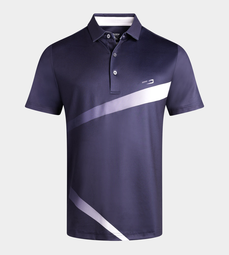 Axe Polo in Charcoal | Men's Golf Polo Shirt | Druids