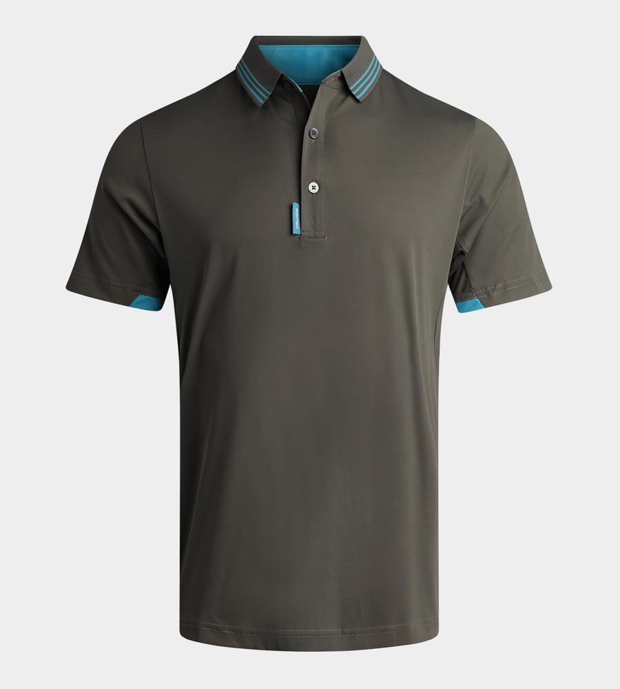 BACKNINE POLO - CHARCOAL