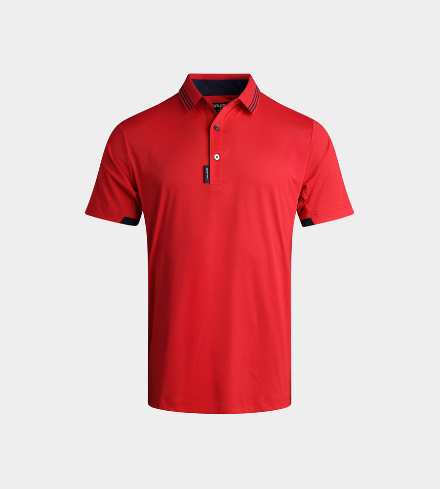 KIDS BACKNINE POLO - RED